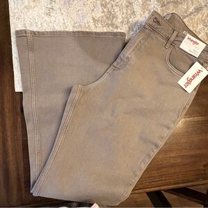 Wrangler Women's Tan Straight Leg Jeans